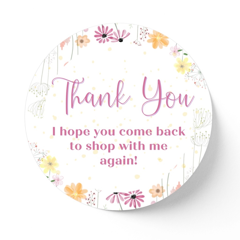 Business Thank You Stickers
